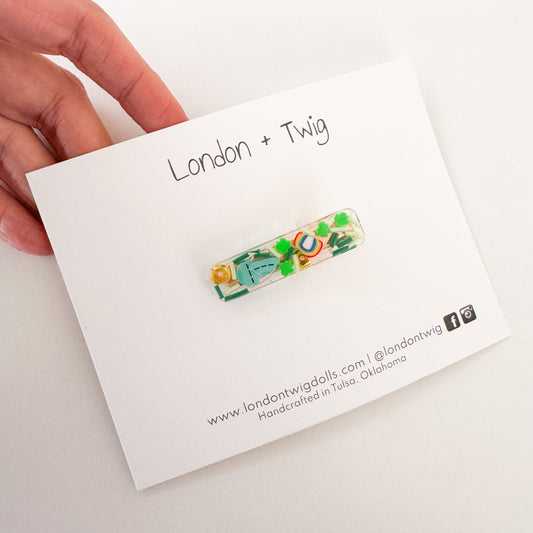 Luck of Irish resin clip (single clip)