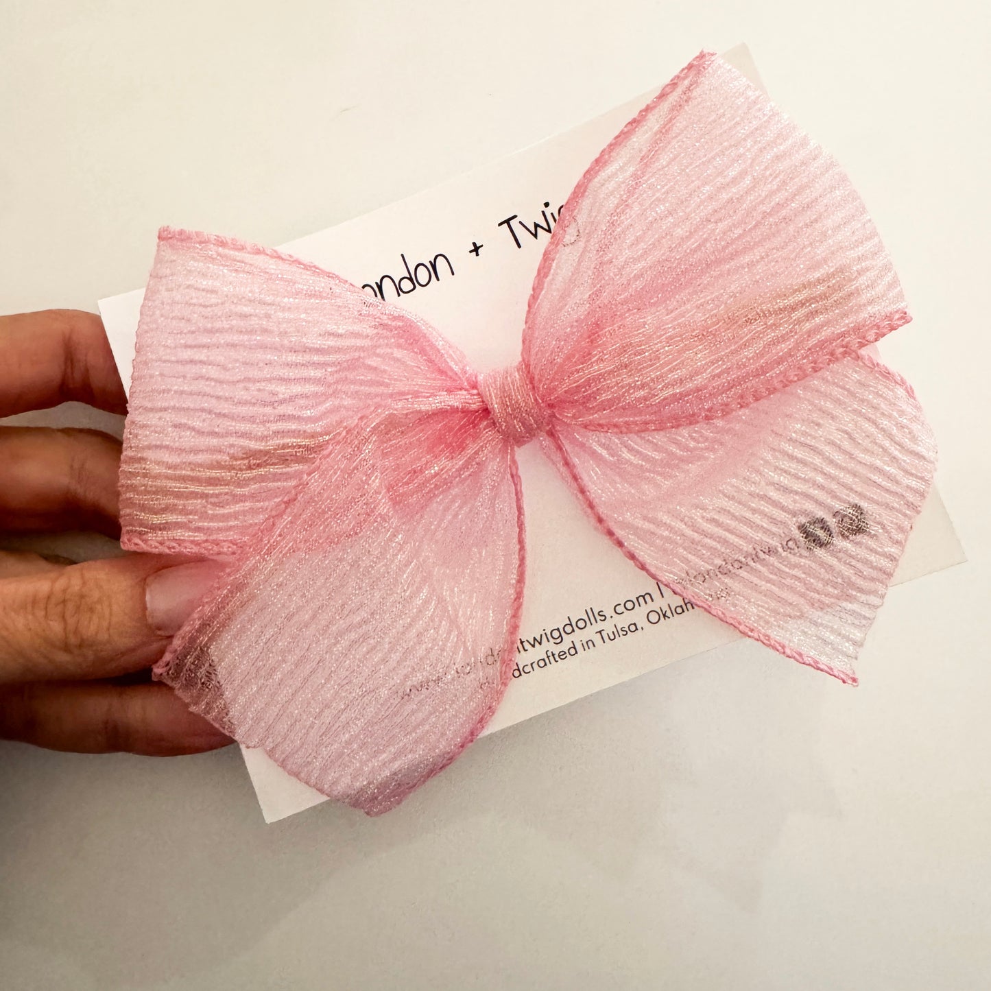 Pink Sparkle Tulle Brighton (oversized)